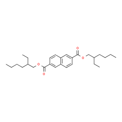 2,6-NAPHTHALENEDICARBOXYLIC ACID, BIS(2-ETHYLHEXYL) ESTER structure