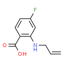 Benzoic acid, 4-fluoro-2-(2-propenylamino)- (9CI)结构式