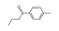 (-)-(S)-n-propyl p-tolyl sulfoxide Structure