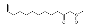 1-methylsulfinyldodec-11-en-2-one结构式