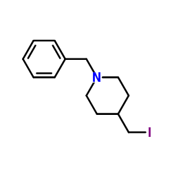 1-Benzyl-4-(iodomethyl)piperidine结构式