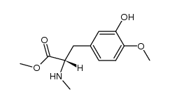 N,O4-dimethyl-L-DOPA methyl ester Structure