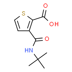 2-[(tert-butylamino)carbonyl]thiophene-3-carboxylic acid Structure