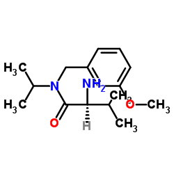 N-Isopropyl-N-(3-methoxybenzyl)-L-valinamide Structure