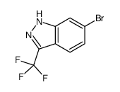 6-Bromo-3-(trifluoromethyl)-1H-indazole structure