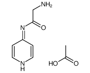 acetic acid,2-amino-N-pyridin-4-ylacetamide Structure