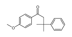 1-(4-methoxyphenyl)-3-methyl-3-phenylbutan-1-one结构式