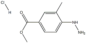 Methyl 4-hydrazinyl-3-methylbenzoate hydrochloride Structure