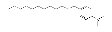 4-((decyl(methyl)amino)methyl)-N,N-dimethylaniline Structure