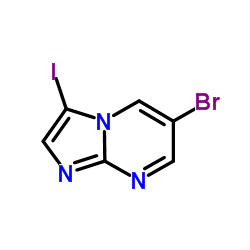 6-Bromo-3-iodoimidazo[1,2-a]pyrimidine structure