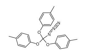 tris(p-methylphenoxy)methyl azide Structure