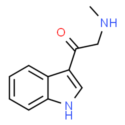 1-(1H-indol-3-yl)-2-(methylamino)-Ethanone Structure