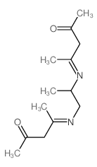 2-Pentanone,4,4'-[(1-methyl-1,2-ethanediyl)dinitrilo]bis-结构式