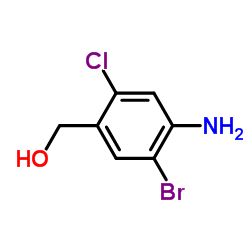 (4-Amino-5-bromo-2-chlorophenyl)methanol Structure