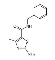 2-amino-4-methylthiazole-5-carboxylic acid benzylamide Structure