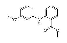 N-(3-methoxyphenyl)anthranilic acid methyl ester结构式