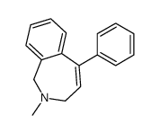 2-Methyl-2,3-dihydro-5-phenyl-1H-2-benzazepine结构式