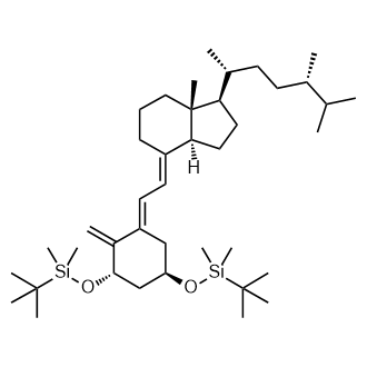 (((1R,3S,E)-5-((E)-2-((1R,3aS,7aR)-1-((2R,5S)-5,6-二甲基庚烷-2-基)-7a-甲基六氢-1H-茚-4(2H)-亚基)亚乙基)-4-亚甲基环己烷-1,3-二基)双(氧基))二(叔丁基二甲基硅烷)图片