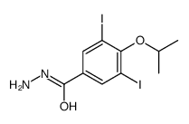 3,5-diiodo-4-propan-2-yloxybenzohydrazide Structure