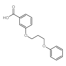 Benzoic acid,3-(3-phenoxypropoxy)-结构式