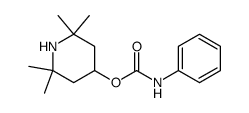 4-(phenylcarbamoyloxy)-2,2,6,6-tetramethylpiperidine结构式