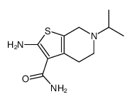 2-氨基-6-(丙-2-基)-4,5,6,7-四氢噻吩并[2,3-c]吡啶-3-甲酰胺图片