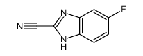 2-Benzimidazolecarbonitrile,5-fluoro-(8CI)结构式