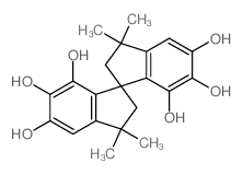 1,1-Spirobi(1H-indene)-5,5,6,6,7,7-hexol, 2,2,3,3-tetrahydro-3,3,3,3-tetramethyl-结构式