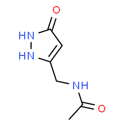 Acetamide,N-[(5-oxo-3-pyrazolin-3-yl)methyl]- (8CI) structure