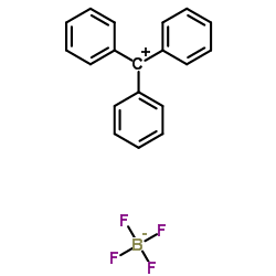 Triphenylmethylium tetrafluoroborate Structure