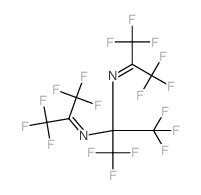 1,1,1,3,3,3-hexafluoro-N-[1,1,1,3,3,3-hexafluoro-2-(1,1,1,3,3,3-hexafluoropropan-2-ylideneamino)propan-2-yl]propan-2-imine structure