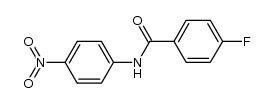 4-fluoro-benzoic acid-(4-nitro-anilide)结构式