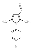 1-(4-溴苯基)-2,5-二甲基-1H-吡咯-3-甲醛图片