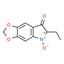 7H-1,3-Dioxolo[4,5-f]indol-7-one, 6-ethyl-, 5-oxide (9CI) Structure