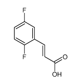 3-(2,5-Difluoro-phenyl)-acrylic acid Structure