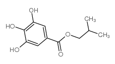 Benzoic acid,3,4,5-trihydroxy-, 2-methylpropyl ester Structure