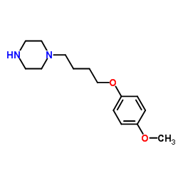 1-[4-(4-Methoxyphenoxy)butyl]piperazine结构式