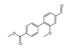 methyl 4-(4-formyl-2-methoxyphenyl)benzoate Structure