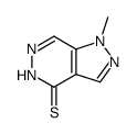 1-Methyl-1H-pyrazolo[3,4-d]pyridazine-4(5H)-thione Structure