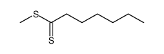 heptanedithioate de methyle Structure