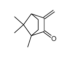 1,7,7-trimethyl-3-methylene-norbornan-2-one结构式