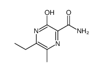 6-ethyl-5-methyl-2-oxo-1H-pyrazine-3-carboxamide结构式