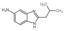 2-异丁基-1H-苯并咪唑-5-胺结构式