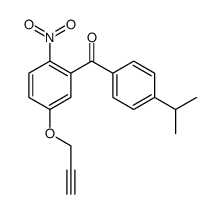 (4-异丙基苯基)(2-硝基-5-(2-丙炔氧基)苯基)甲酮图片