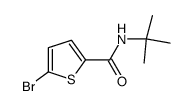 5-Bromo-N-tert-butylthiophene-2-carboxamide结构式