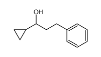 1-cyclopropyl-3-phenyl-1-propanol结构式