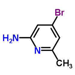 4-Bromo-6-methylpyridin-2-amine structure