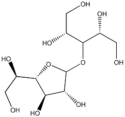 3-O-β-D-Galactofuranosyl-D-arabinitol structure