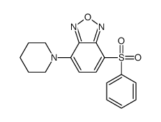 4-(Phenylsulfonyl)-7-(1-piperidinyl)benzofurazane picture