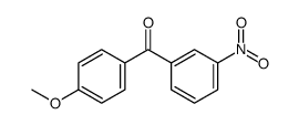 (4-methoxyphenyl)-(3-nitrophenyl)methanone结构式